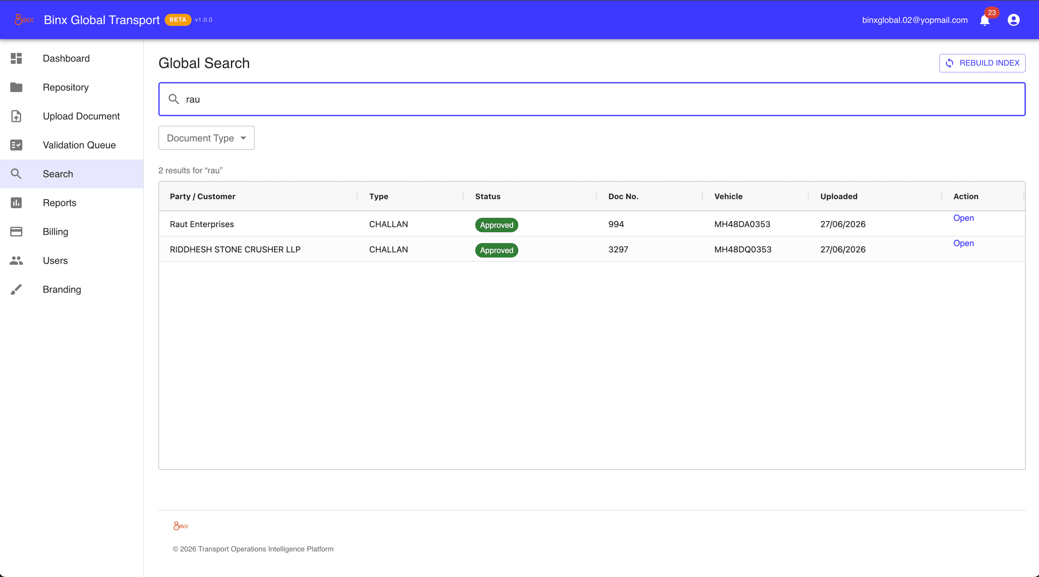 Search Page